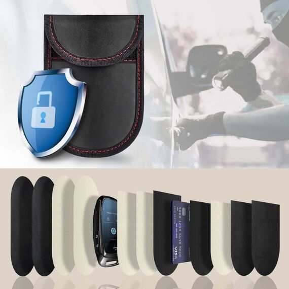 Tech-Protect KLR100 RFID Case - Black and Red