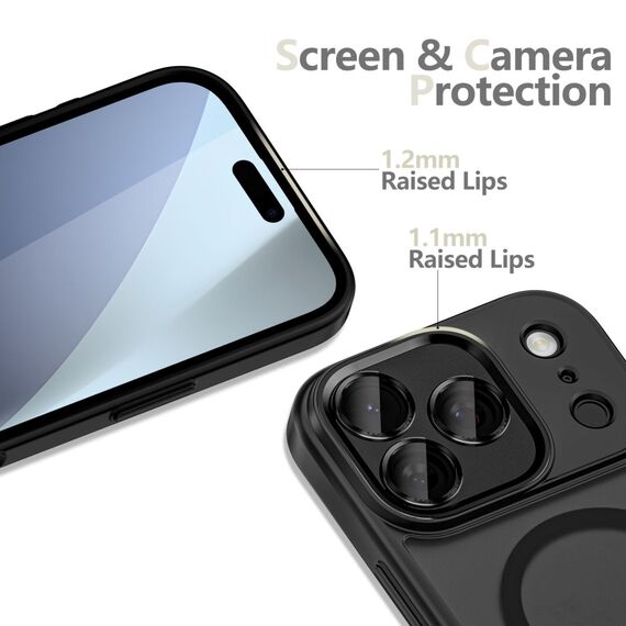 Tech-Protect MagCam MagSafe Case for iPhone 17 Pro - Matte Black - Apple Cases - Cases - Techbox