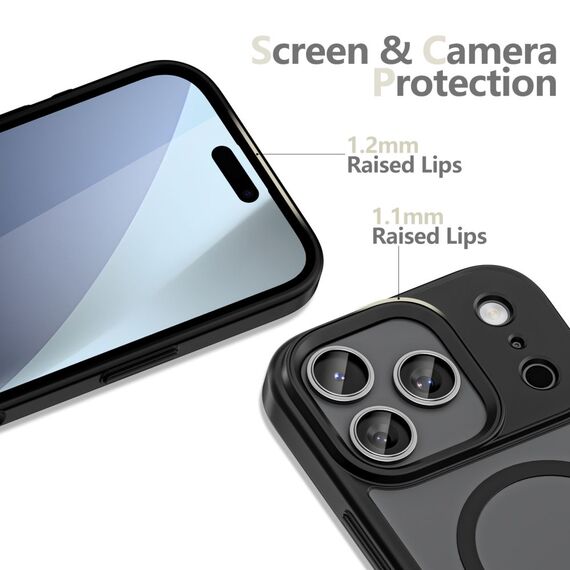 Tech-Protect MagMat XT 4-set MagSafe Case for iPhone 17 Pro Max - Matte Black | Techbox