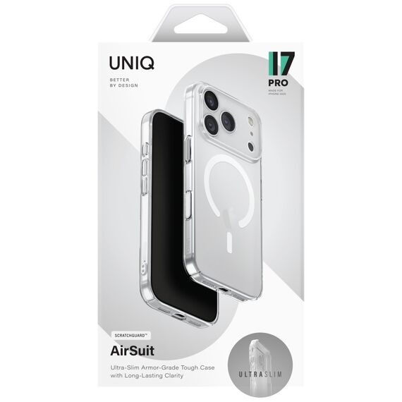 Uniq Airsuit Magclick Charging Case for iPhone 17 Pro - Transparent | Techbox