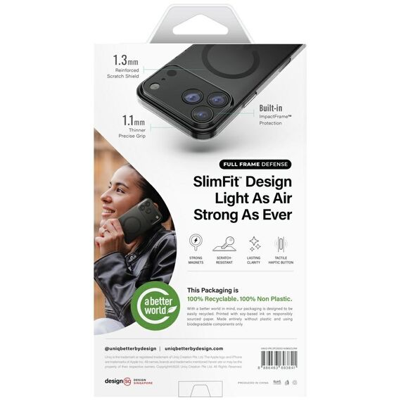 Uniq Airsuit Magclick Charging Case for iPhone 17 Pro - Transparent | Techbox