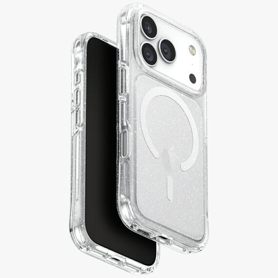 Uniq LifePro Xtreme Magclick Charging Case for iPhone 17 Pro - Clear-Glitter - Apple Cases - Cases - Techbox