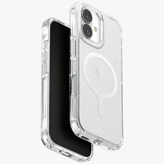 Uniq LifePro Xtreme Magclick Charging Case for iPhone 17 - Transparent-Glitter - Apple Cases - Cases - Techbox