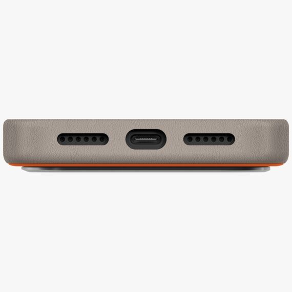 Uniq Lyden DS Case for iPhone 17 Pro Max Magclick Charging - Orange-Gray | Techbox