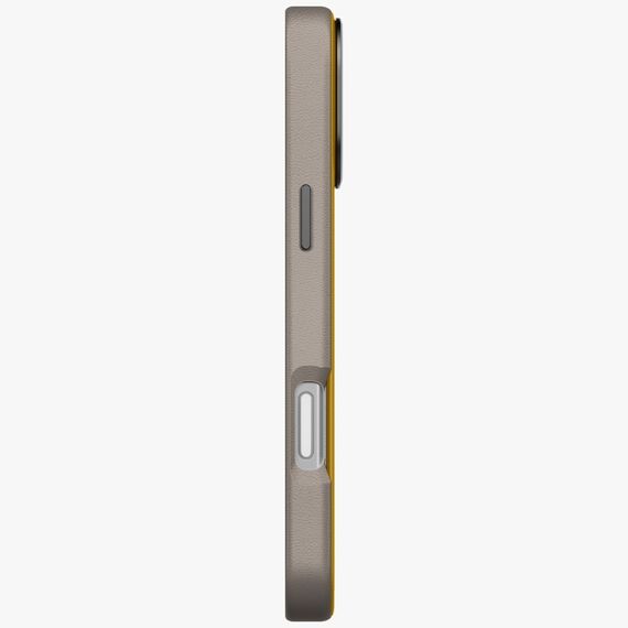 Uniq Lyden DS Case for iPhone 17 Pro Max Magclick Charging - Yellow-Gray - Apple Cases - Cases - Techbox