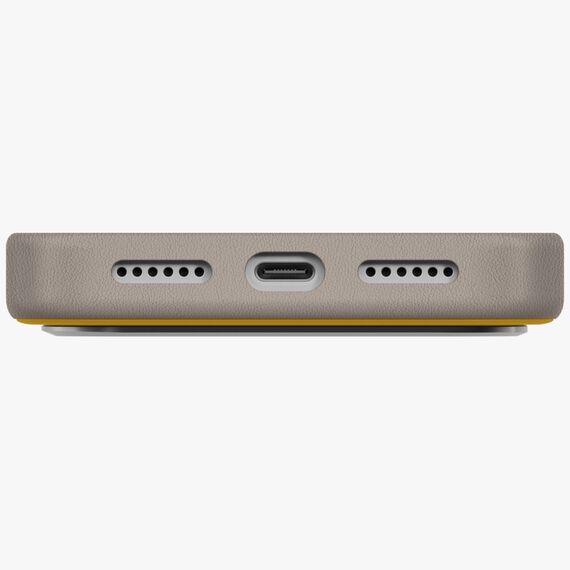 Uniq Lyden DS Case for iPhone 17 Pro Max Magclick Charging - Yellow-Gray - Apple Cases - Cases - Techbox