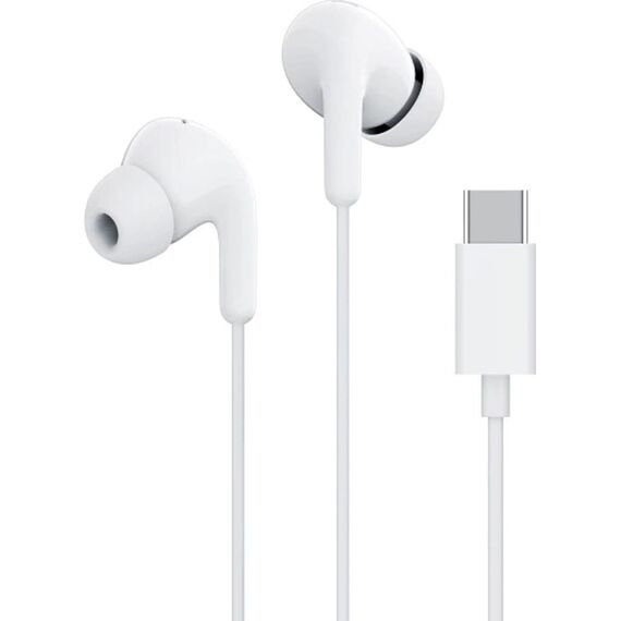Xiaomi BHR8931GL In-Ear Wired Headphones USB-C with Remote Control - White | Techbox
