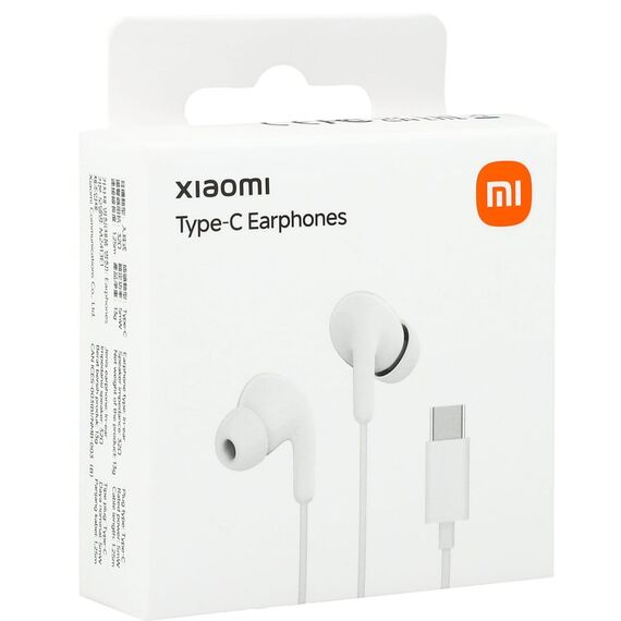 Xiaomi BHR8931GL In-Ear Wired Headphones USB-C with Remote Control - White | Techbox