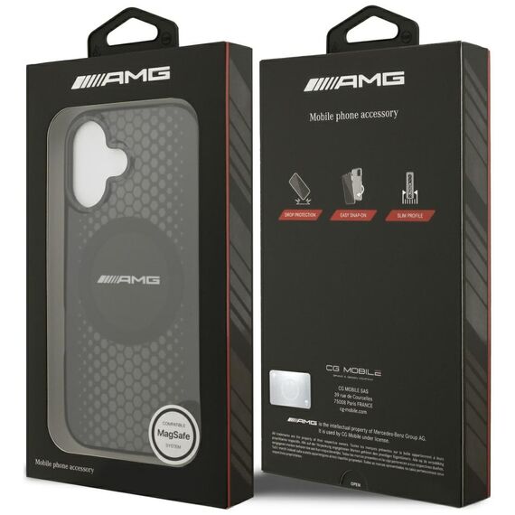 AMG Double Layer Transparent Graphics MagSafe case for iPhone 17 - black - Uncategorized Cases (2) - Cases - Techbox