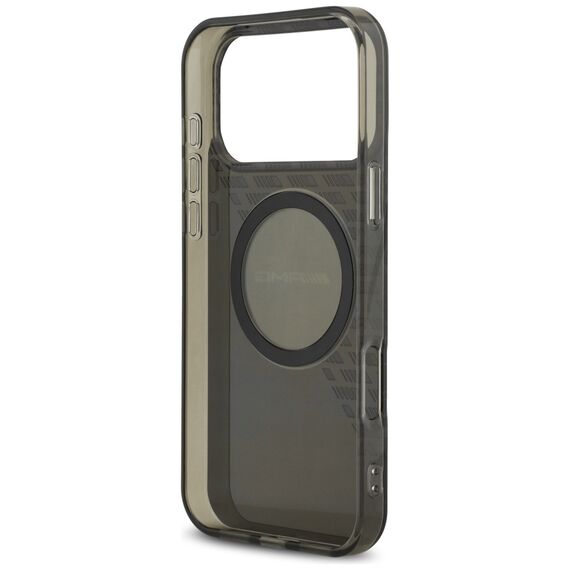 AMG Double Layer Transparent Smocked MagSafe Case for iPhone 17 Pro Max - Black | Techbox