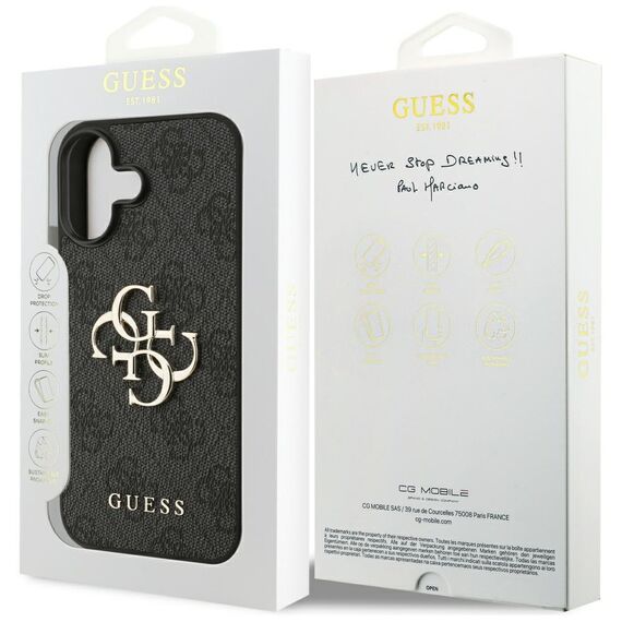 Guess 4G Big Logo Case for iPhone 17 - Black | Techbox