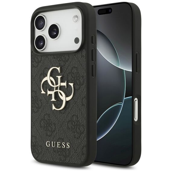 Guess 4G Big Logo Case for iPhone 17 Pro - Black - Uncategorized Cases (2) - Cases - Techbox