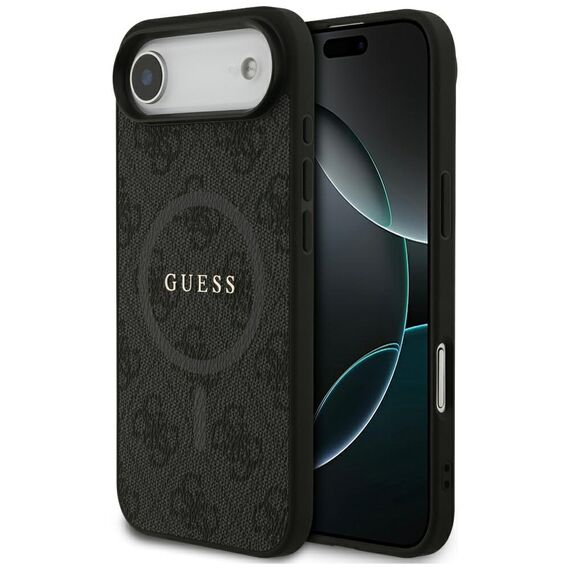 Guess 4G Ring Classic Logo MagSafe case for iPhone 17 Air - black | Techbox
