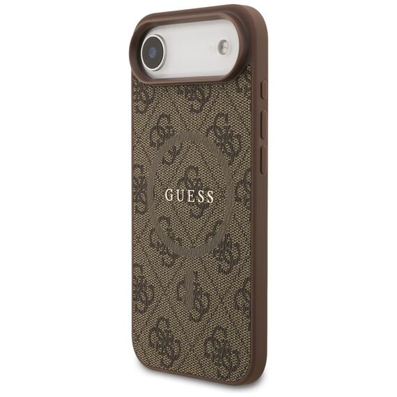 Guess 4G Ring Classic Logo MagSafe Case for iPhone 17 Air - Brown | Techbox