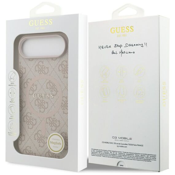 Guess 4G Ring Classic Logo MagSafe Case for iPhone 17 Air - Pink | Techbox