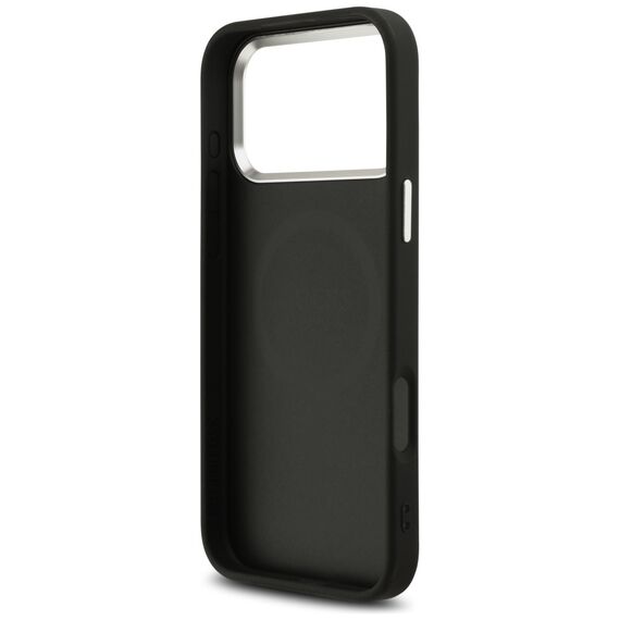 Guess Glitter Triangle Logo MagSafe Case for iPhone 17 Pro Max - Black - Uncategorized Cases (2) - Cases - Techbox