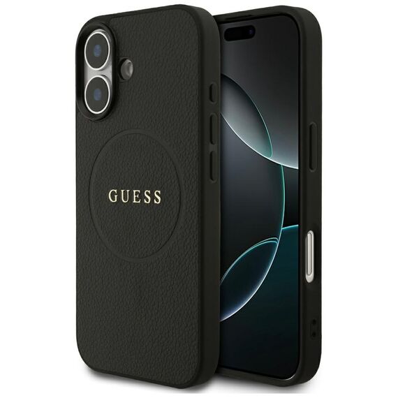Guess Grained Ring MagSafe case for iPhone 17 - black - Uncategorized Cases (2) - Cases - Techbox