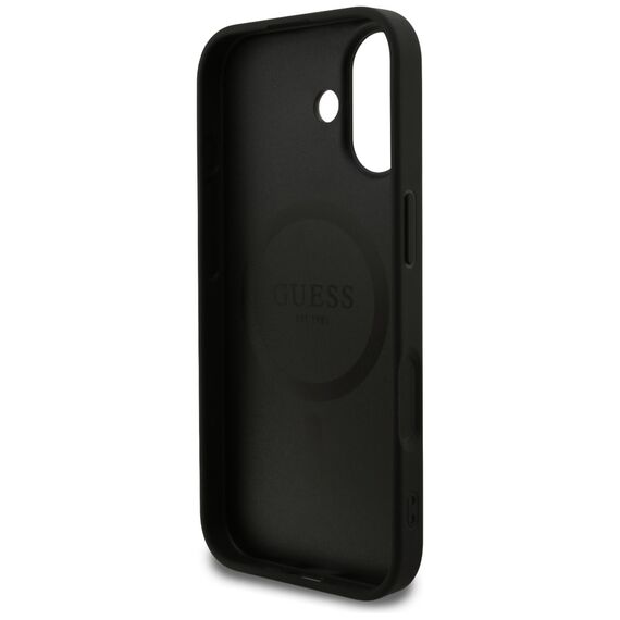 Guess Grained Ring MagSafe case for iPhone 17 - black - Uncategorized Cases (2) - Cases - Techbox