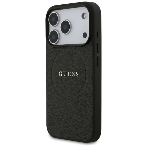 Guess Grained Ring MagSafe case for iPhone 17 Pro - black - Uncategorized Cases (2) - Cases - Techbox