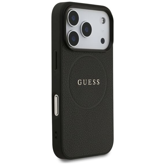 Guess Grained Ring MagSafe case for iPhone 17 Pro - black - Uncategorized Cases (2) - Cases - Techbox