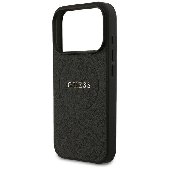 Guess Grained Ring MagSafe case for iPhone 17 Pro - black - Uncategorized Cases (2) - Cases - Techbox