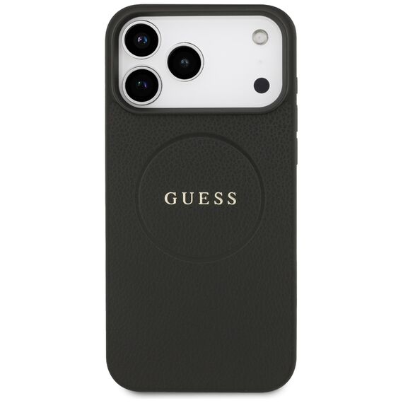 Guess Grained Ring MagSafe case for iPhone 17 Pro Max - black - Apple Cases - Cases - Techbox