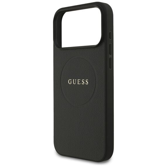 Guess Grained Ring MagSafe case for iPhone 17 Pro Max - black - Apple Cases - Cases - Techbox
