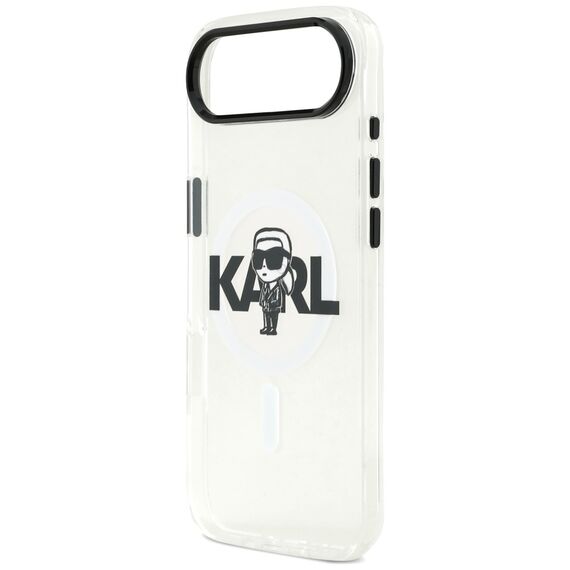 Karl Lagerfeld IML Karl Sketch Logo MagSafe Case for iPhone 17 Air - Transparent - Uncategorized Cases (2) - Cases - Techbox