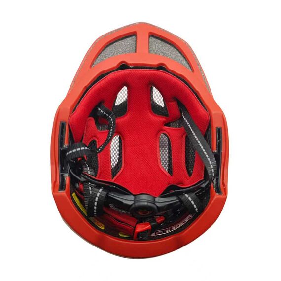Wozinsky Kids' Full Face Bike Helmet with USB Rear Light S - Red and Yellow - Bicycle - Sports & Fitness - Techbox