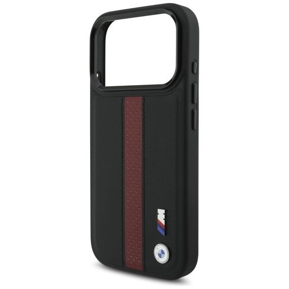 BMW M Perforated Stripe Logo MagSafe Case for iPhone 17 Pro - Red | Techbox