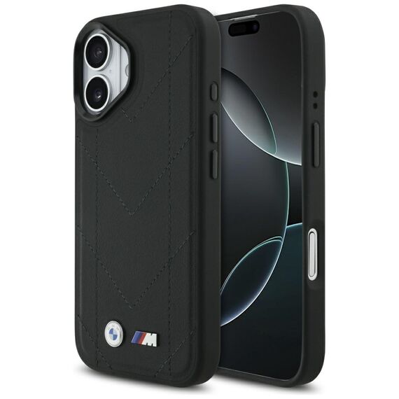 BMW M Quilted Logo MagSafe iPhone 17 Case - Black - Apple Cases - Cases - Techbox