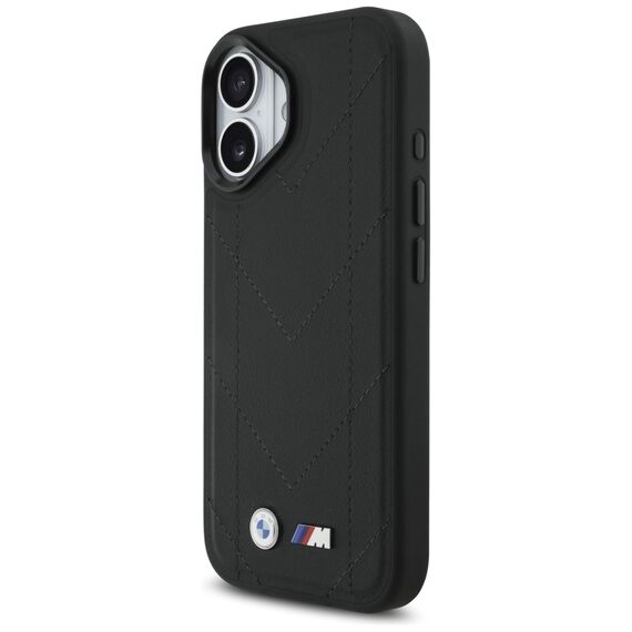 BMW M Quilted Logo MagSafe iPhone 17 Case - Black - Apple Cases - Cases - Techbox