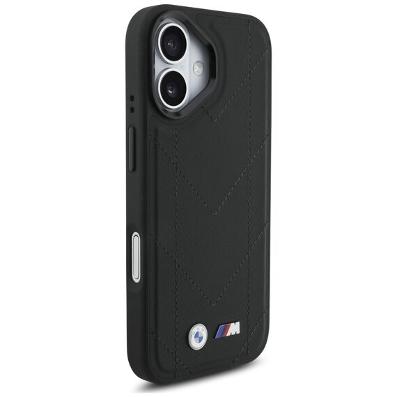 BMW M Quilted Logo MagSafe iPhone 17 Case - Black - Apple Cases - Cases - Techbox