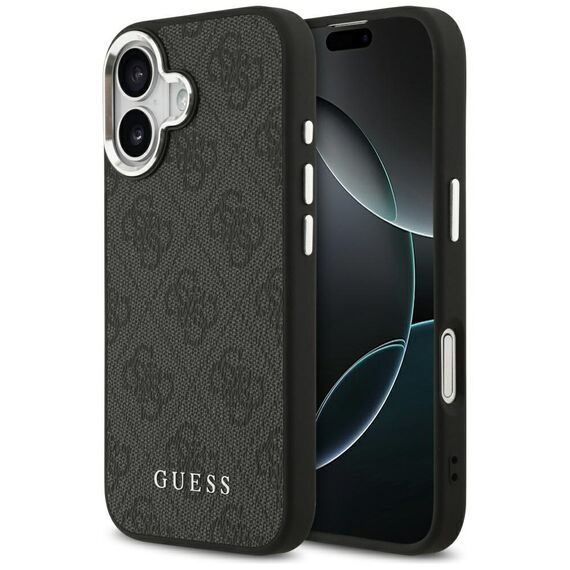 Etui Guess 4G Classic Logo MagSafe na iPhone 17 - czarne