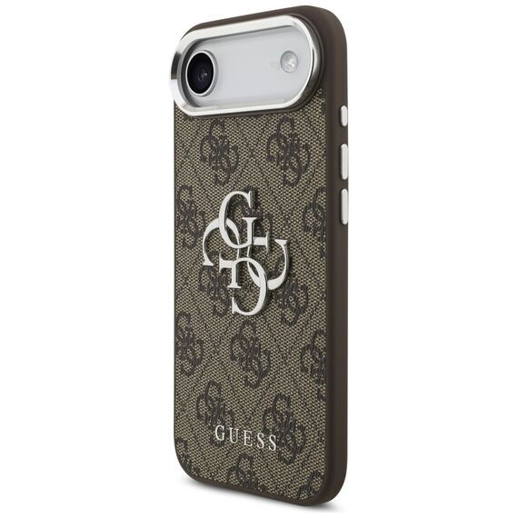 Guess 4G Big 4G Classic Logo case for iPhone 17 Air - brown and silver | Techbox