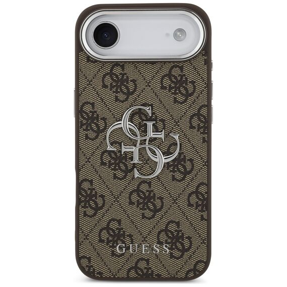Guess 4G Big 4G Classic Logo case for iPhone 17 Air - brown and silver | Techbox