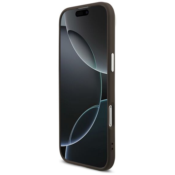 Guess 4G Big 4G Classic Logo case for iPhone 17 Air - brown and silver | Techbox