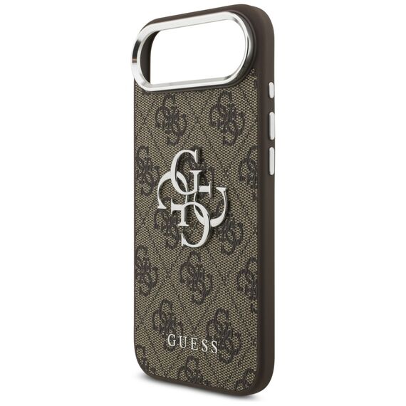 Guess 4G Big 4G Classic Logo case for iPhone 17 Air - brown and silver | Techbox