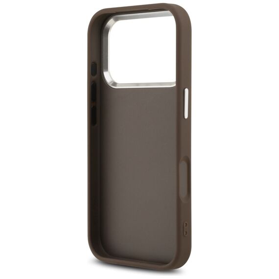 Guess 4G Big 4G Classic Logo case for iPhone 17 Pro brown - silver | Techbox
