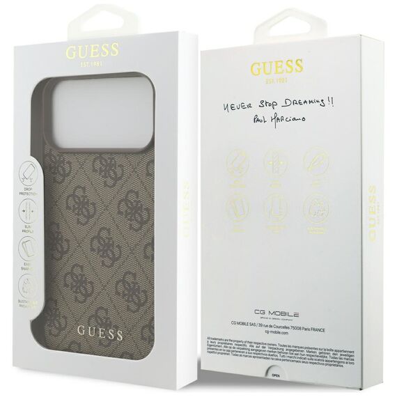 Guess 4G Classic Case for iPhone 17 Pro Max - Brown | Techbox