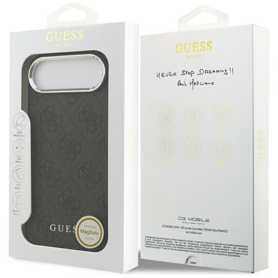 Guess 4G Classic Logo MagSafe case for iPhone 17 Air - black | Techbox