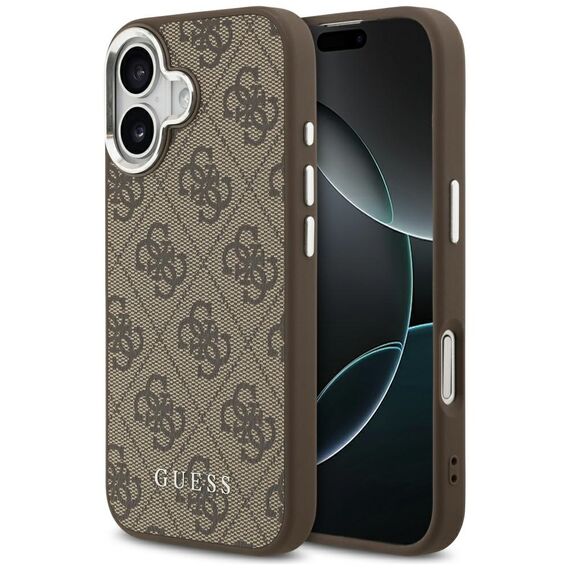 Guess 4G Classic Logo MagSafe case for iPhone 17 - brown - Uncategorized Cases (2) - Cases - Techbox