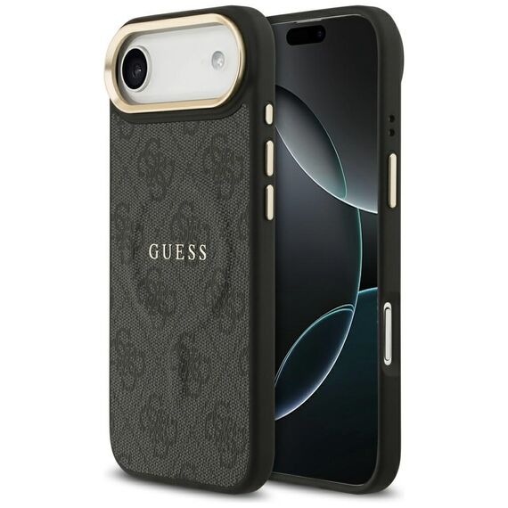 Guess 4G PU Classic Logo MagSafe case for iPhone 17 Air - black | Techbox