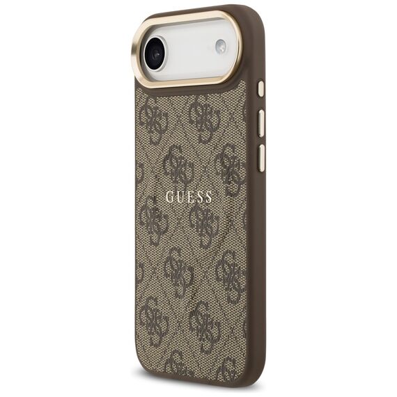 Guess 4G PU Classic Logo MagSafe Case for iPhone 17 Air - Brown - Uncategorized Cases (2) - Cases - Techbox