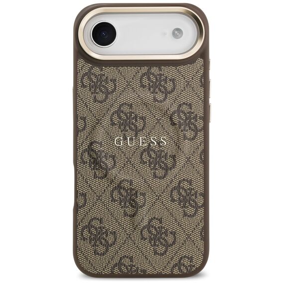 Guess 4G PU Classic Logo MagSafe Case for iPhone 17 Air - Brown - Uncategorized Cases (2) - Cases - Techbox