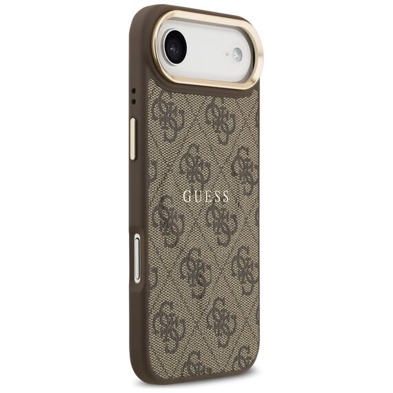 Guess 4G PU Classic Logo MagSafe Case for iPhone 17 Air - Brown - Uncategorized Cases (2) - Cases - Techbox