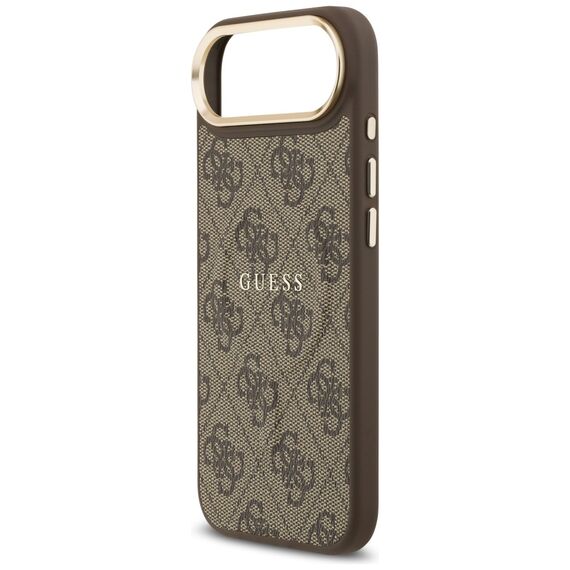 Guess 4G PU Classic Logo MagSafe Case for iPhone 17 Air - Brown - Uncategorized Cases (2) - Cases - Techbox