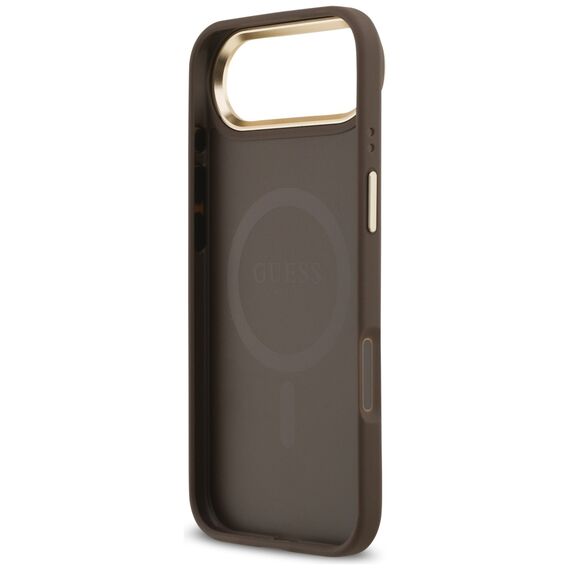 Guess 4G PU Classic Logo MagSafe Case for iPhone 17 Air - Brown - Uncategorized Cases (2) - Cases - Techbox