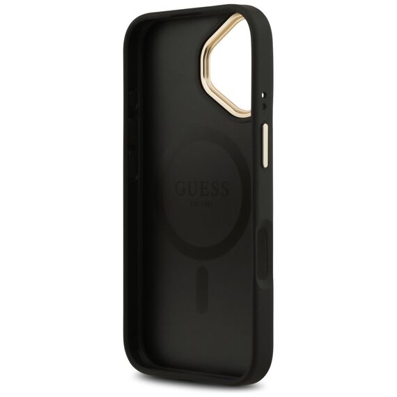 Guess 4G PU Classic Logo MagSafe case for iPhone 17 - black | Techbox