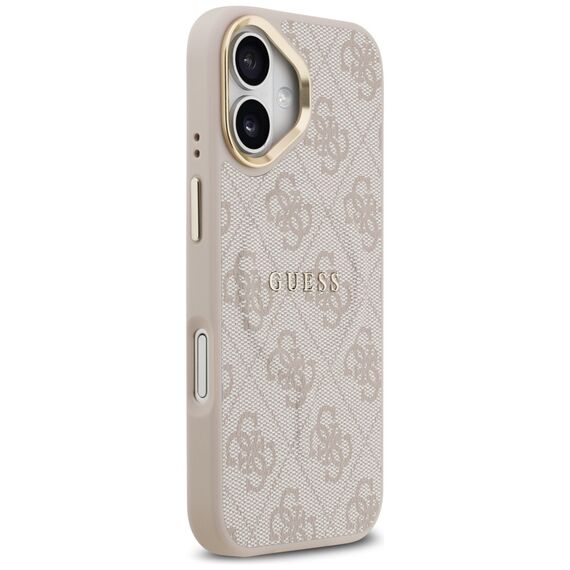 Guess 4G PU Classic Logo MagSafe Case for iPhone 17 - Pink - Uncategorized Cases (2) - Cases - Techbox